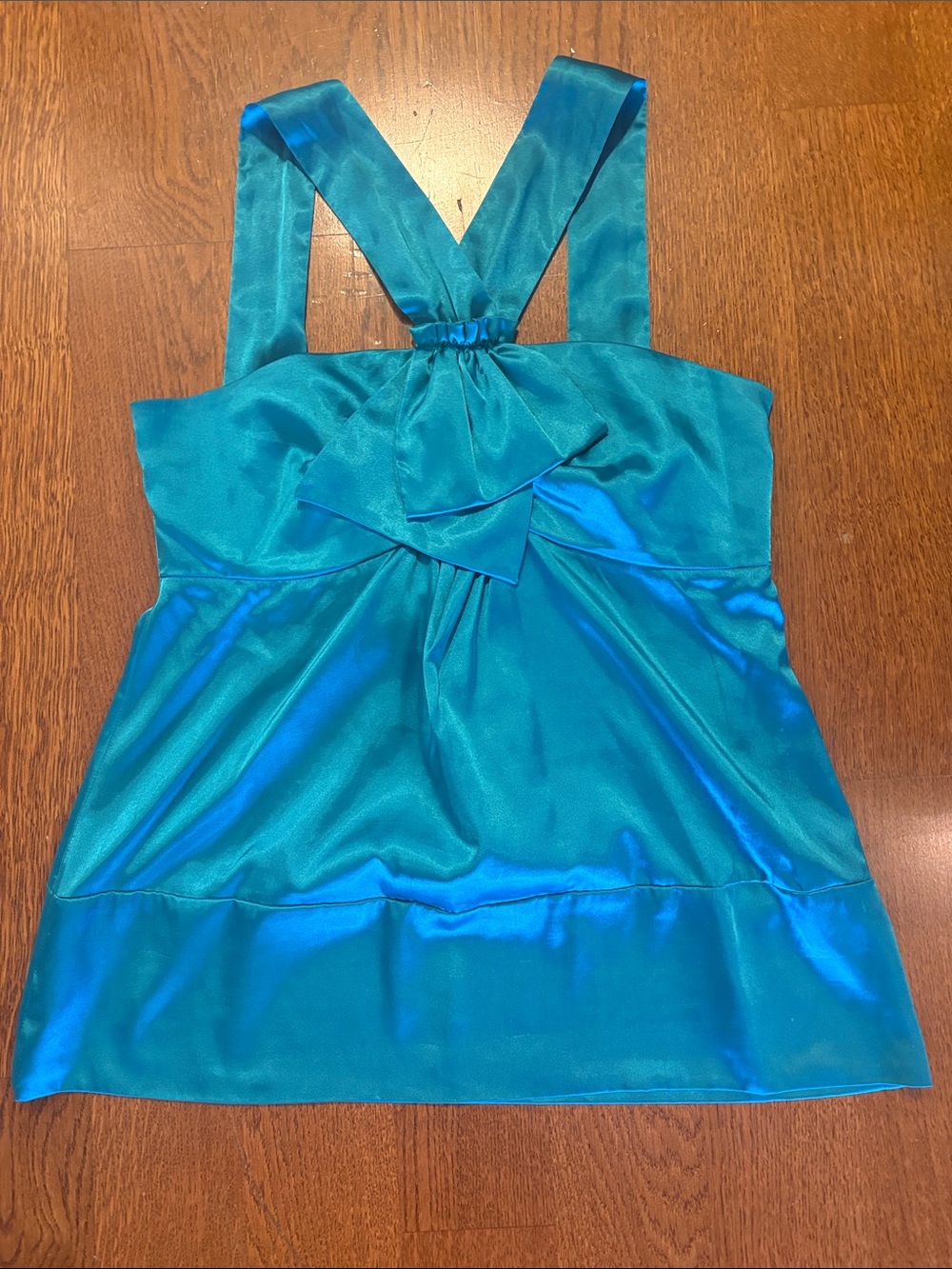 Satin tank top